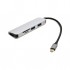 USB-хаб Power Plant USB Type-C to 3*USB 3.0 Ports + TF/SD Card Reader (CA912100)