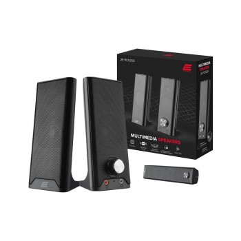 Акустична система 2E PCS203 USB Metal Black (2E-PCS203BK)