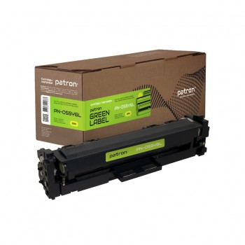 Картридж Canon 055 yellow Green Label (PN-055YGL) PATRON