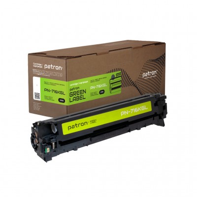 Картридж Canon 716 Green Label, black (PN-716KGL) PATRON