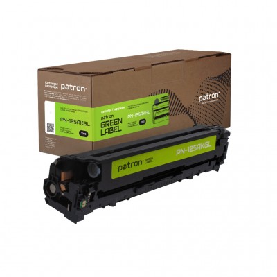 Картридж HP 125A (CB540A) Green Label, black (PN-125AKGL) PATRON