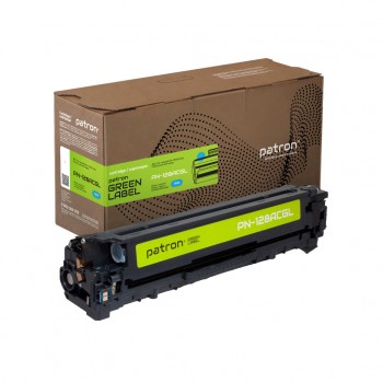 Картридж HP 128A (CE321A) Green Label, cyan (PN-128ACGL) PATRON