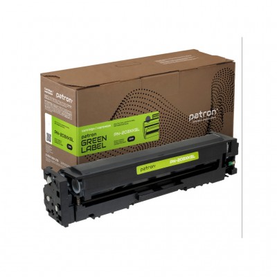 Картридж HP 203X (CF540X) black Green Label (PN-203XKGL) PATRON
