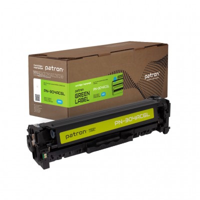 Картридж HP 304A (CC531A) Green Label, cyan (PN-304ACGL) PATRON