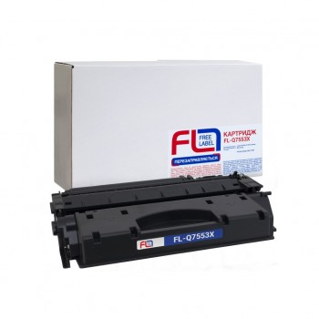 Картридж HP 53X (Q7553X) (FL-Q7553X) FREE Label