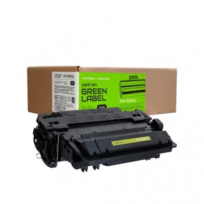 Картридж HP 55X (CE255X) Green Label (PN-55XGL) PATRON