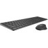 Комплект (клавіатура, миша) Rapoo 9800M Wireless Dark grey (9800M Dark grey)