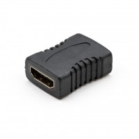 Переходник HDMI AF to HDMI AF gold Vinga (VCPAHDMIFF)