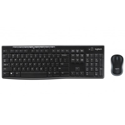 Комплект (клавіатура, миша) Logitech MK270 Wireless UA Black (920-004508)