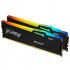 Пам'ять DDR5 16GB (2x8GB) 5200 MHz FURY Beast RGB Kingston Fury (ex.HyperX) KF552C40BBAK2-16