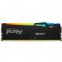 Пам'ять DDR5 16GB 5200 MHz Beast Black RGB Kingston Fury (ex.HyperX) KF552C40BBA-16