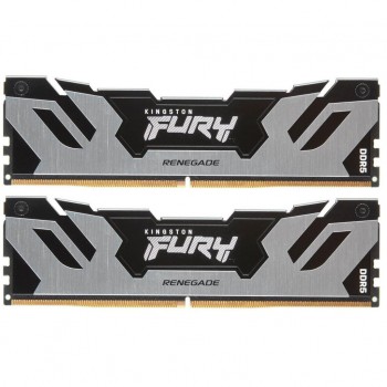 Пам'ять DDR5 32GB (2x16GB) 6400 MHz FURY Renegade Silver Kingston Fury (ex.HyperX) KF564C32RSK2-32