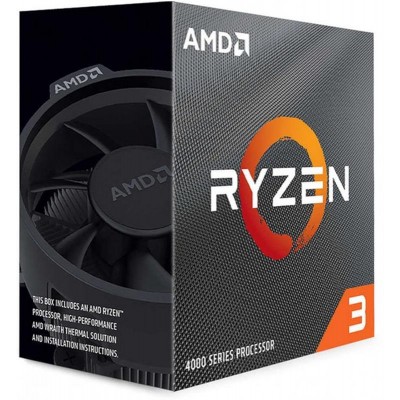 Процесор Ryzen 3 4300G (100-100000144BOX)  4 ядра, 8 потоків, 3.8 GHz, 4.0 GHz, TDP - 65W, 7nm, L1: 256KB, L2: 2MB, L3: 4MB, AMD Radeon Graphics, BOX