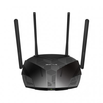 Роутер Mercusys MR80X Wi-Fi 6 AX3000 SMART CONNECT 2402 Мбіт/с (5 ГГц) + 574 Мбіт/с (2,4 ГГц) 