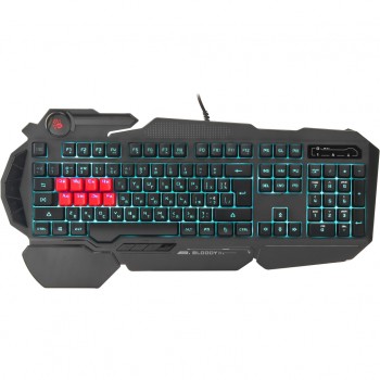 Клавіатура A4 Tech Bloody B318 Black USB Black (Bloody B318 Black LK Black)