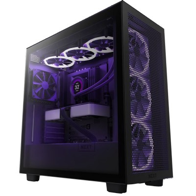 Корпус NZXT H7 v1 2022 Flow Edition All Black (CM-H71FB-01)