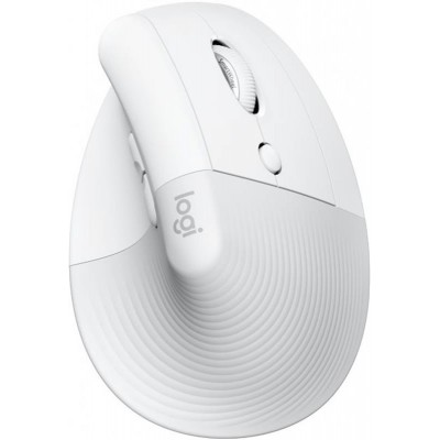 Миша Logitech Lift for Mac Vertical Ergonomic Mouse Off White (910-006477)