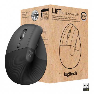 Миша Logitech Lift Left Vertical Ergonomic Wireless/Bluetooth fo (910-006495)