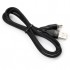 Кабель USB 2.0 AM to Type-C 1m cylindric nylon back Vinga (VCPDCTCCANB1BK)