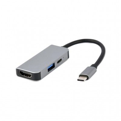 USB-хаб Cablexpert USB-C 3-in-1 (USB/HDMI/PD) (A-CM-COMBO3-02)