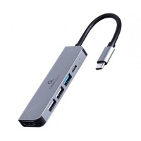 USB-хаб Cablexpert USB-C 5-in-1 (hub/HDMI/PD) (A-CM-COMBO5-03)