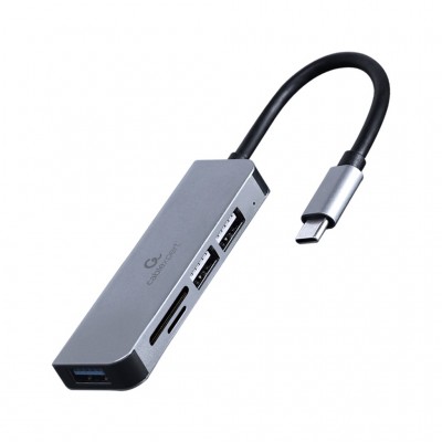 USB-хаб Cablexpert USB-С to 1 х USB 3.1 Gen1 (5 Gbps), 2 х USB 2.0, C (UHB-CM-CRU3P1U2P2-01)
