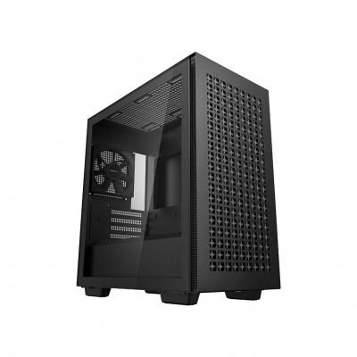 Корпус Deepcool CH370 Без БП Mini-ITX / Micro-ATX черный.,2x3.5,2+1*2.5";413×215×431мм(L×W×H) (CH370)