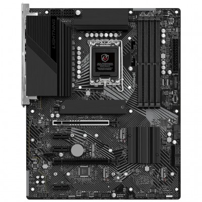 Материнська плата AsRock Z790 PG LIGHTNING (1700/Z790, 4*DDR5, 2*PCIex16, HDMI/eDP, 4xSATA, 4xM.2, 2.5Glan, 7.1ch, ATX