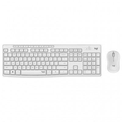 Комплект (клавіатура, миша) Logitech MK295 Silent UA Off-White (920-009824)