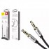 Аудіо-кабель 1.5m Baseus (CAM30-CS1) Yiven M30 3.5мм-M/3.5 мм-M, Silver/Black