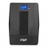 ДБЖ FSP IFP1500, 1500ВА/900Вт, Schuko*2+IEC C13*2+USB+USB Cable, LCD, AVR, Black