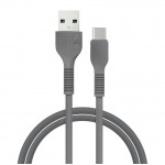 Кабель AccLab AL-CBCOLOR-T1BK USB to Type-C 2,4A 1,2м (чорний)