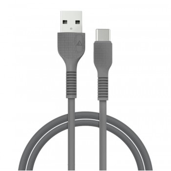 Кабель AccLab AL-CBCOLOR-T1BK USB to Type-C 2,4A 1,2м (чорний)