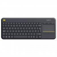 Клавіатура Logitech K400 Plus Touch Wireless UA Black (920-007145)