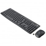 Комплект (клавіатура, миша) Logitech MK295 Silent UA Graphite (920-009800)