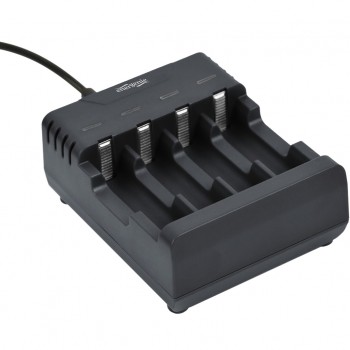 Зарядний пристрій для акумуляторів EnerGenie inputMicro-USB(5В/2А), Ni-MH/Ni-CD, AA/AAA (BC-USB-01) 