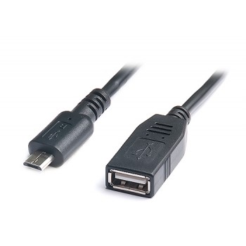 Кабель USB 10cm AF -> Micro 5P OTG REAL-EL (EL123500014)