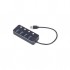 USB-хаб GEMBIRD USB 3.0 4 ports switch black (UHB-U3P4P-01)