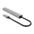 USB-хаб Orico USB-A to USB3.0, 2xUSB2.0, TF (AH-A12F-GY-BP) (CA913770)