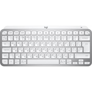 Клавіатура Logitech MX Keys Mini Wireless Illuminated UA Pale Grey (920-010499)