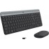 Комплект (клавіатура, миша) Logitech MK470 Slim Wireless UA Graphite (920-009204)