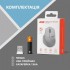 Миша 2E MF280 Silent Wireless/Bluetooth Gray (2E-MF280WGR)