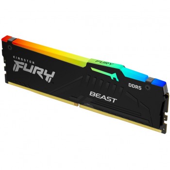 Пам'ять DDR5 32GB 5600 MHz Beast RGB XMP Kingston Fury (ex.HyperX) KF556C40BBA-32