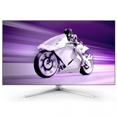 Монітор 42" Philips 42M2N8900, OLED 4K UHD, 138Hz, 0.1ms, 2хHDMI, DP, USB-C, USB-hub, HAS, білий