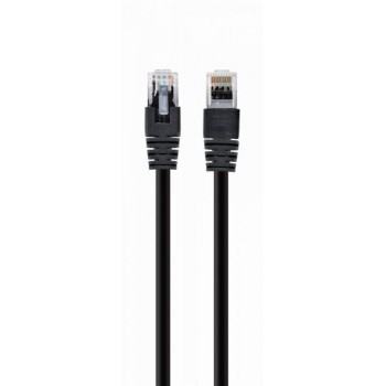Патч-корд UTP Cablexpert (PP12-10M/BK) литий, 50u" штекер із фіксатором, 10 м, чорний