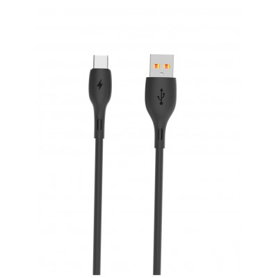 Кабель USB - Type-C 1m SkyDolphin S22T Soft Silicone (USB-000604)