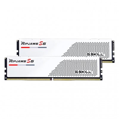 Пам'ять DDR5 32GB (2x16GB) 6000 MHz Ripjaws S5 White G.Skill F5-6000J3238F16GX2-RS5W