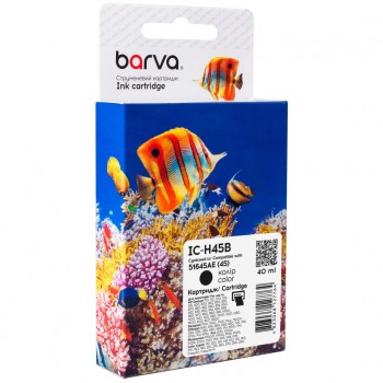 Картридж HP 45 black/51645AE, 40 мл (IC-H45B) BARVA