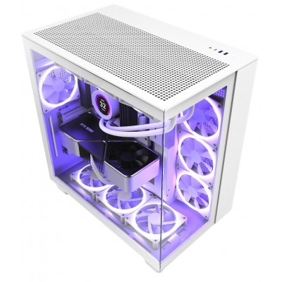 Корпус NZXT H9 Flow Edition White (CM-H91FW-01)