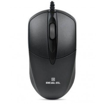 Мишка REAL-EL RM-208 Black USB